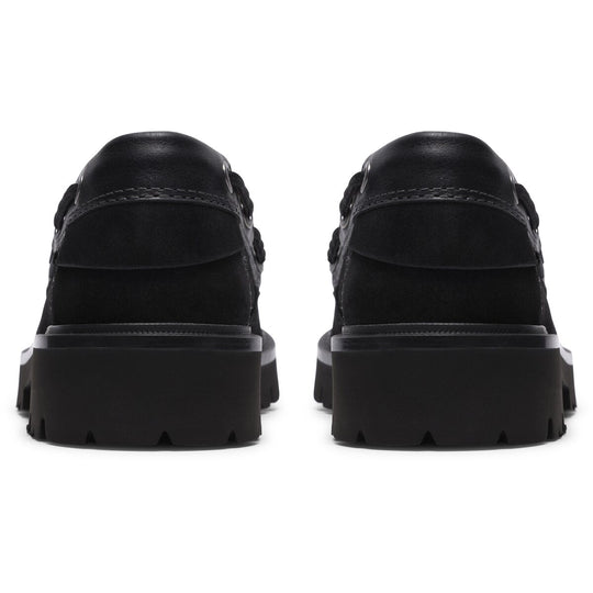 Clarks Cleyhill Sort Ruskind Båd Sko