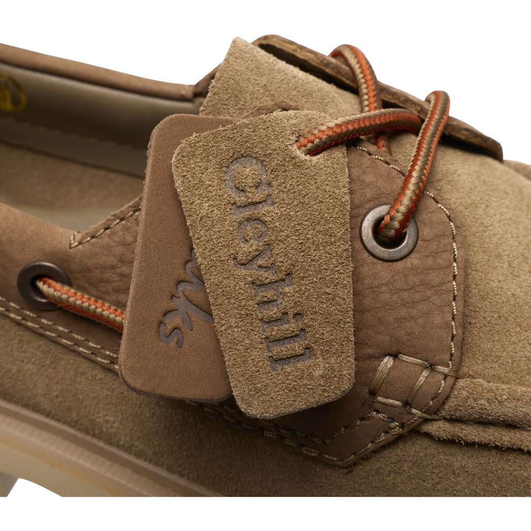 Clarks Cleyhill Sand Ruskind Båd Sko