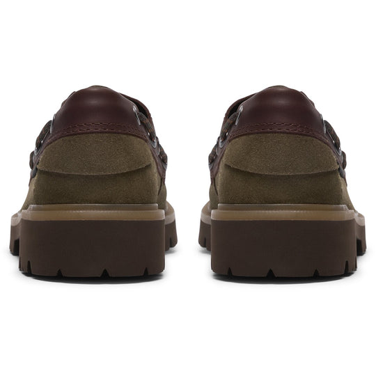 Clarks Cleyhill Olivengrøn Ruskind Båd Sko
