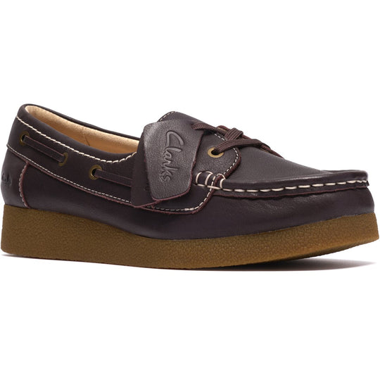 Clarks WallabeeEVOSea D Mørkebrun Læder