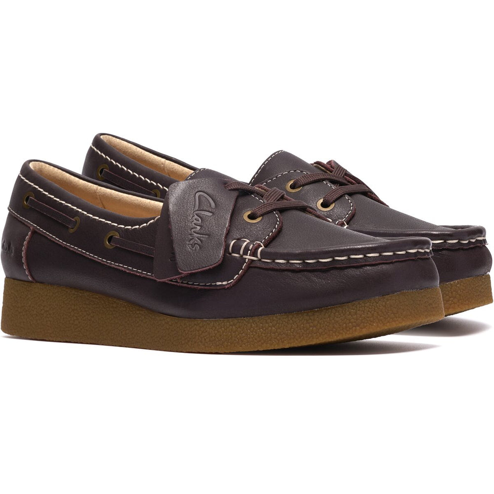 Clarks WallabeeEVOSea D Mørkebrun Læder