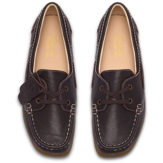 Clarks WallabeeEVOSea D Mørkebrun Læder