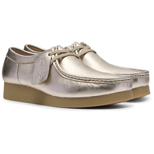 Clarks WallabeeEVOsh D Guld Læder