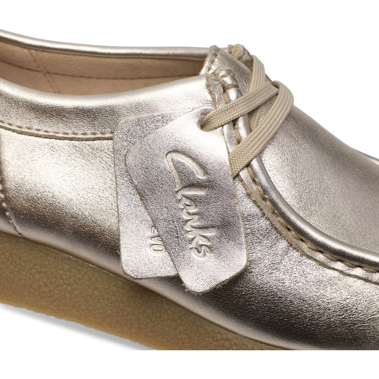 Clarks WallabeeEVOsh D Guld Læder