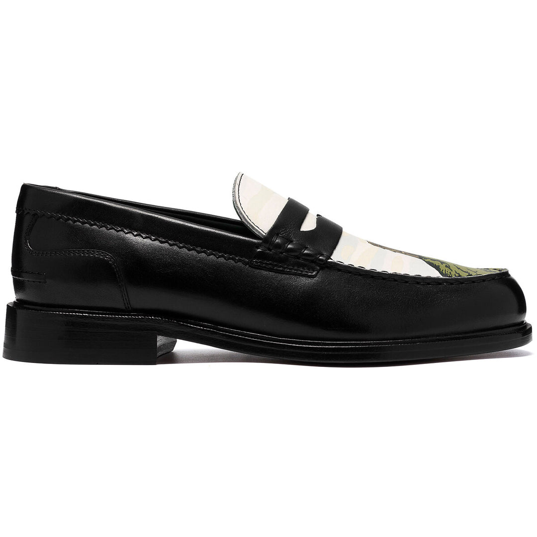 Clarks Craftjames Lo Tower Sort Læder Loafer