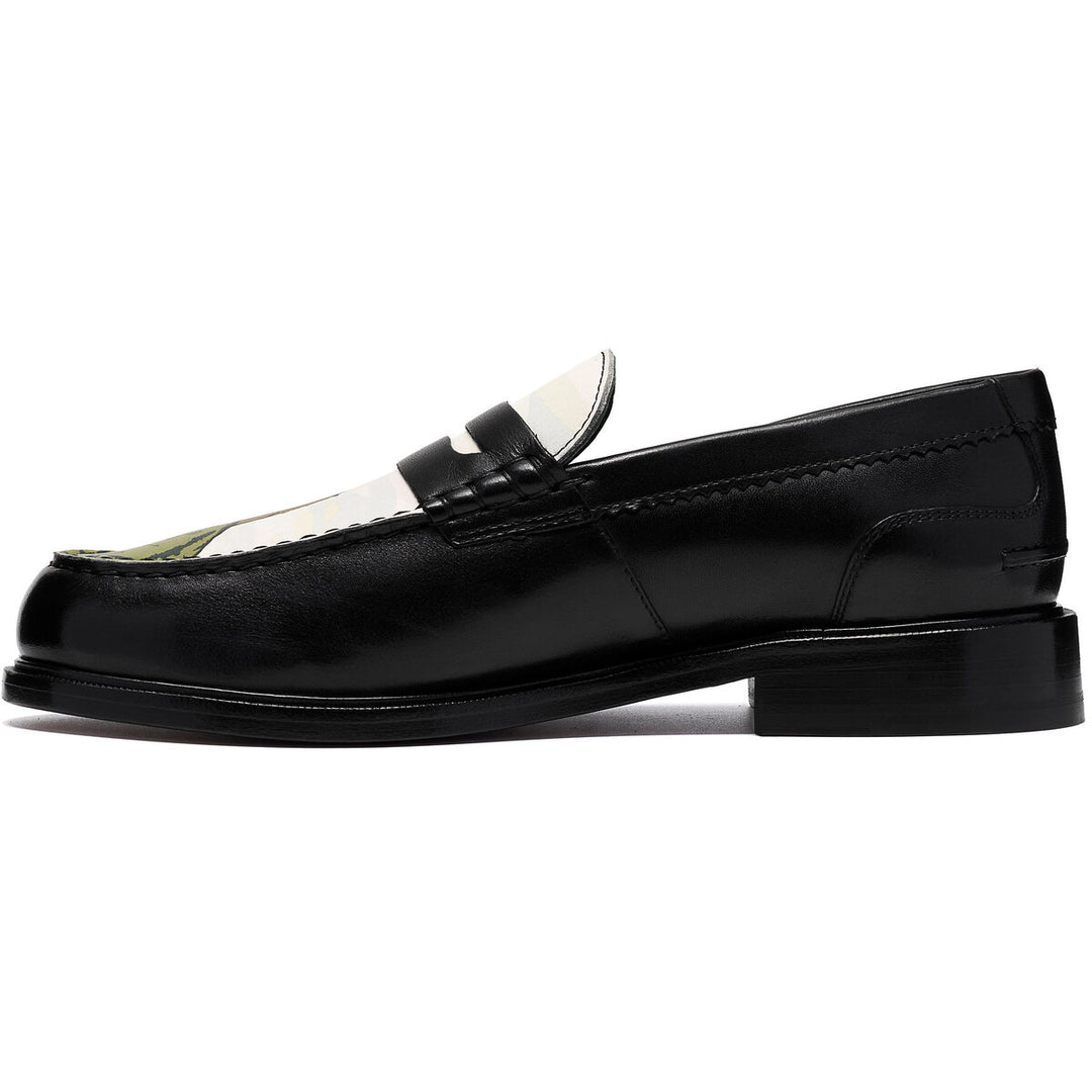 Clarks Craftjames Lo Tower Sort Læder Loafer