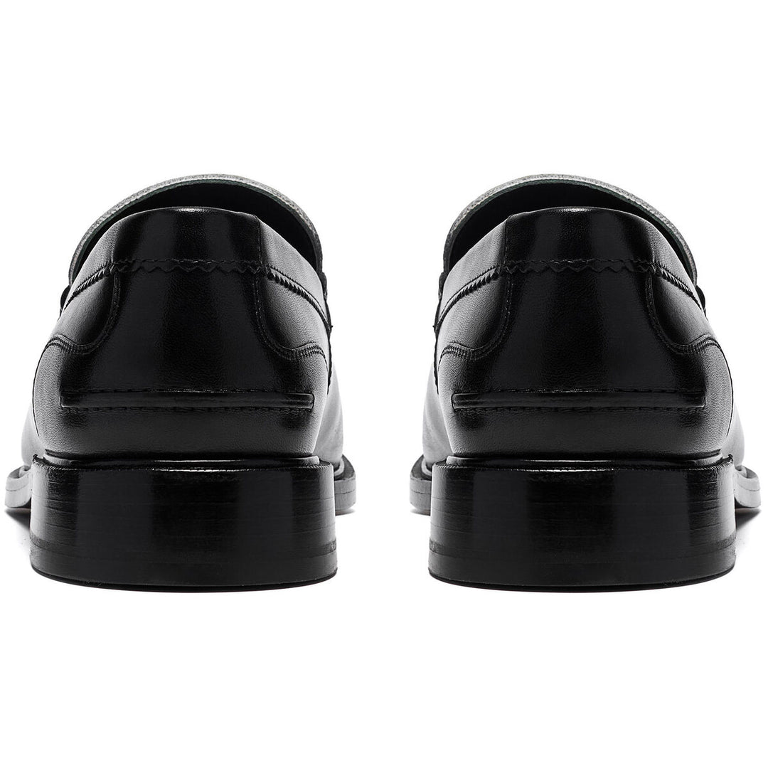 Clarks Craftjames Lo Tower Sort Læder Loafer