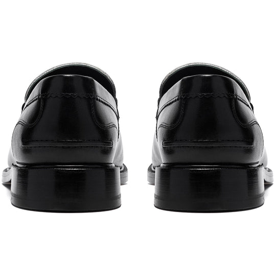 Clarks Craftjames Lo Tower Sort Læder Loafer