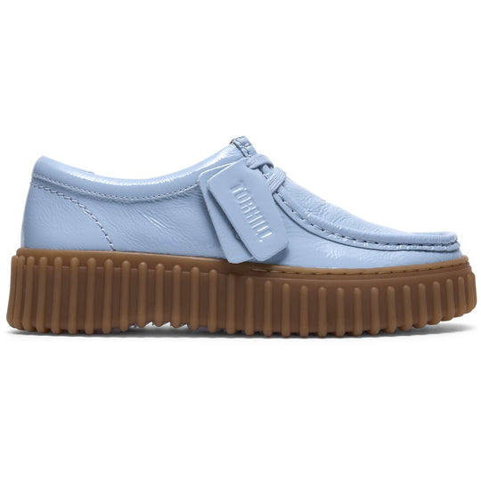 Clarks Torhill Bee LyseBlå Print Patent