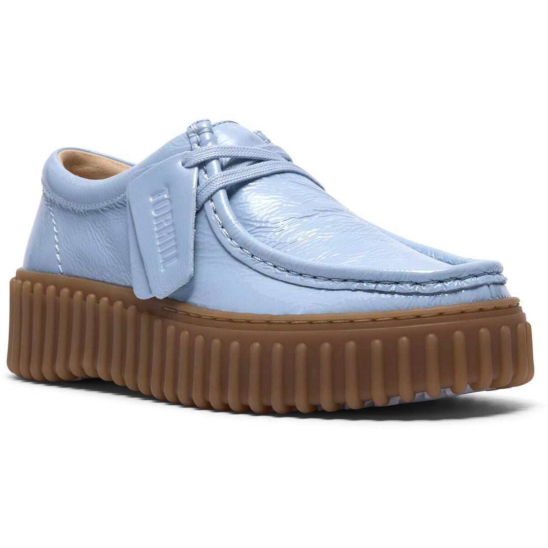 Clarks Torhill Bee LyseBlå Print Patent