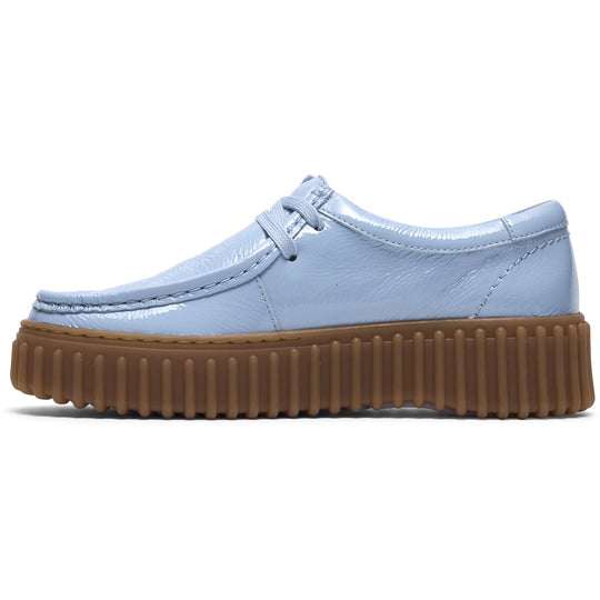 Clarks Torhill Bee LyseBlå Print Patent