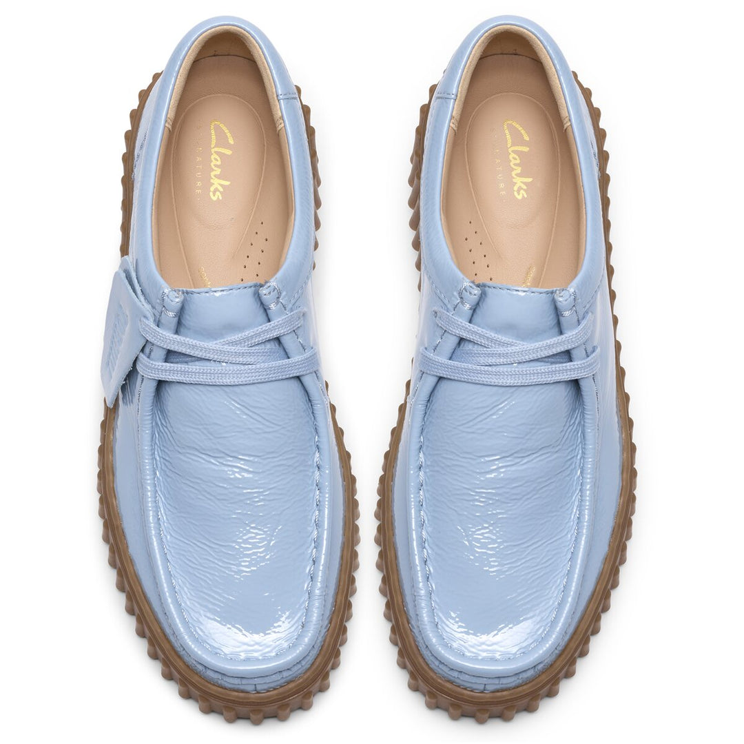 Clarks Torhill Bee LyseBlå Print Patent