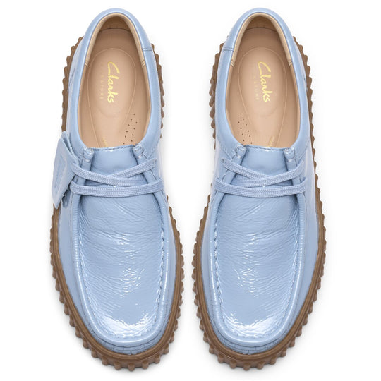 Clarks Torhill Bee LyseBlå Print Patent