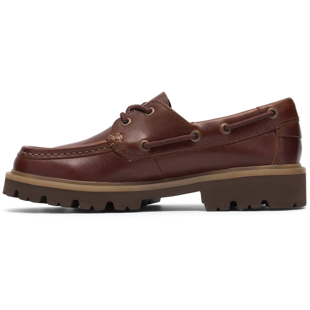 Clarks Cleyhill Boat Mørkebrun Læder Dame