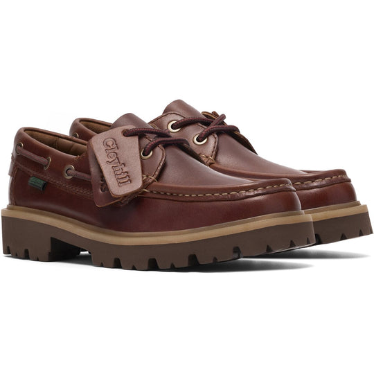 Clarks Cleyhill Boat Mørkebrun Læder Dame