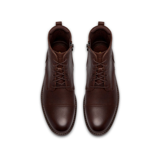 Clarks Aldwin2 Cap G Brun Læder