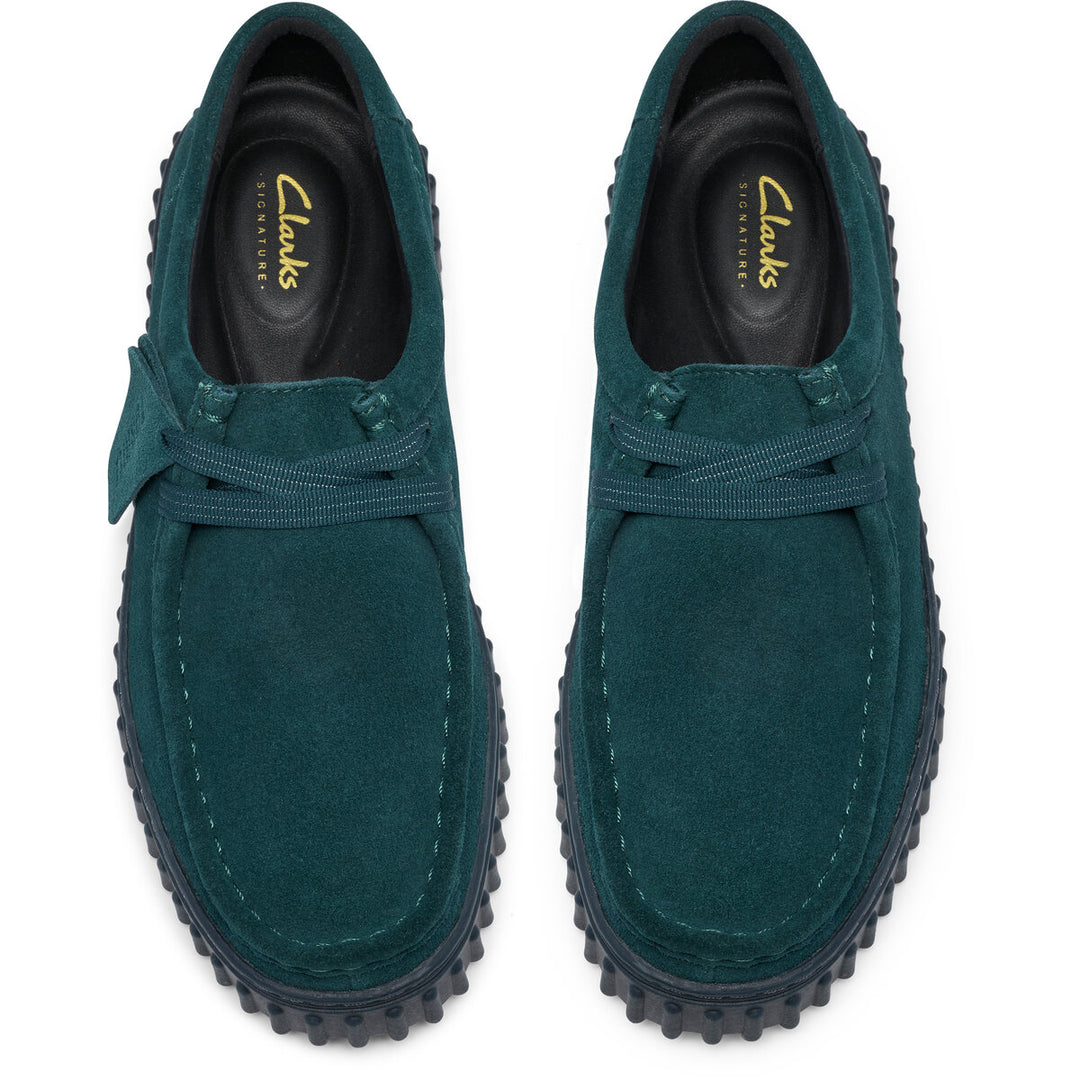 Clarks Torhill Bee Mørkegrøn Ruskind