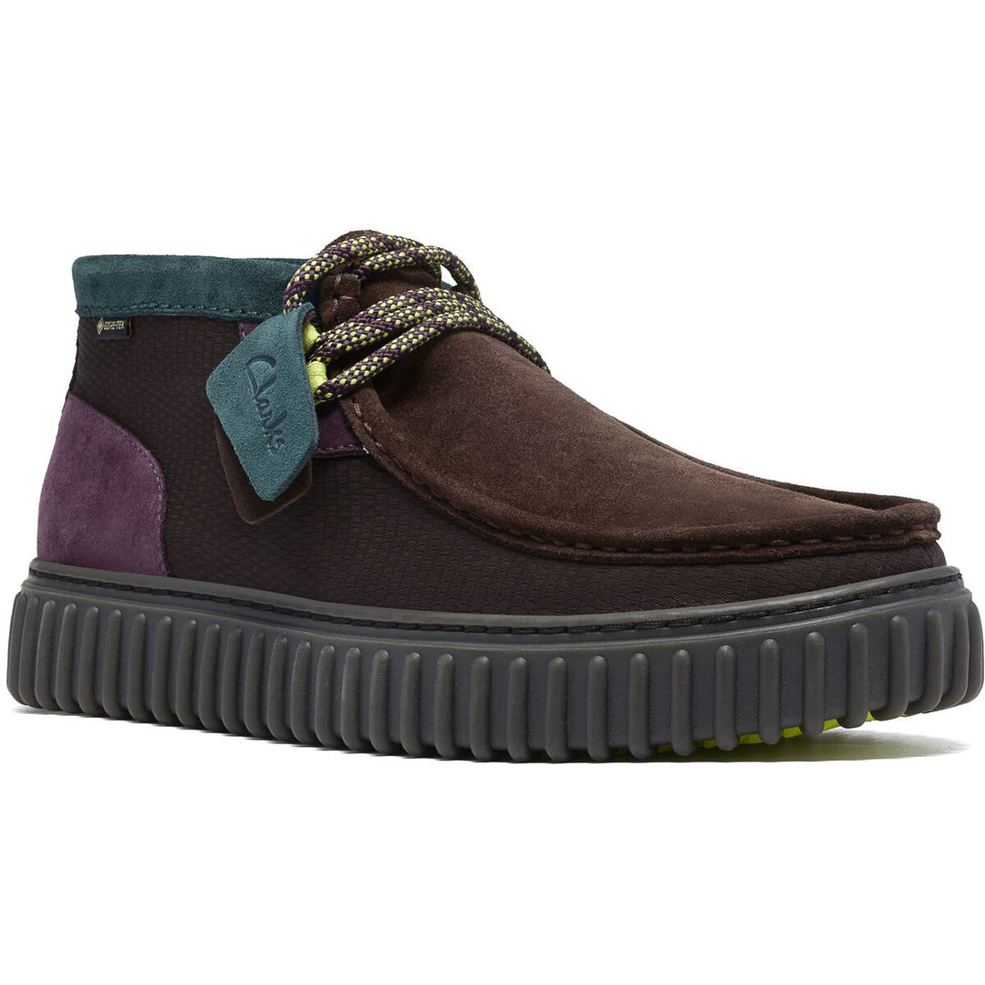 Clarks Torhill Hi Goretex Brun Combi