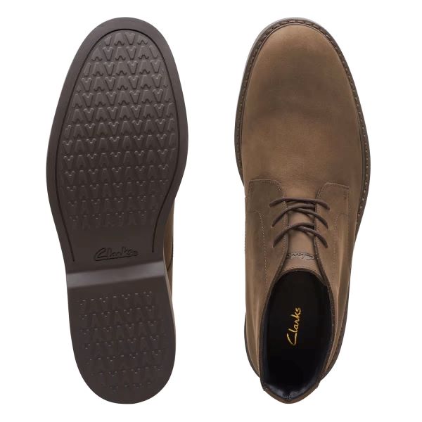 Clarks AtticusLTHiGTXG ankelstøvle  - mørkebrun nubuck