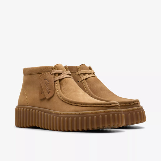 Clarks Torhill Moss light tan nubuck - SAND