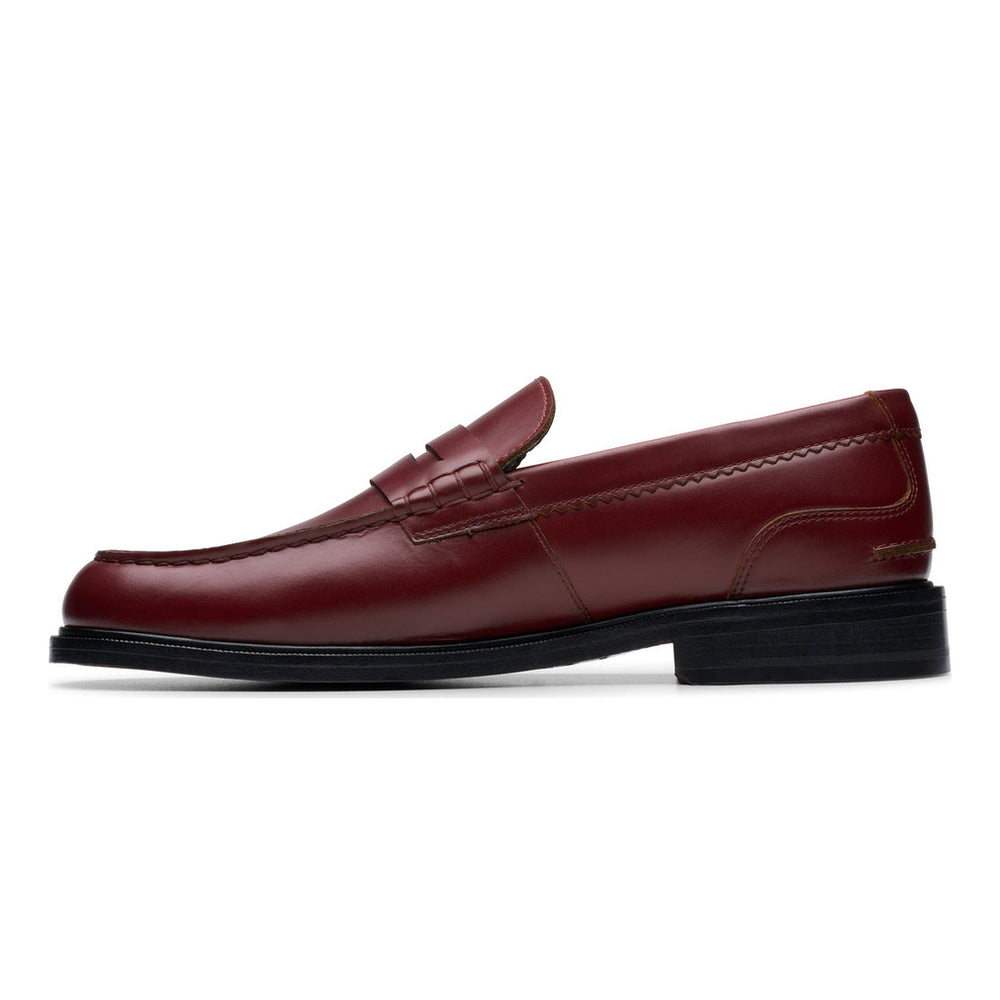Clarks CraftJames Lo Wine Læder Loafer