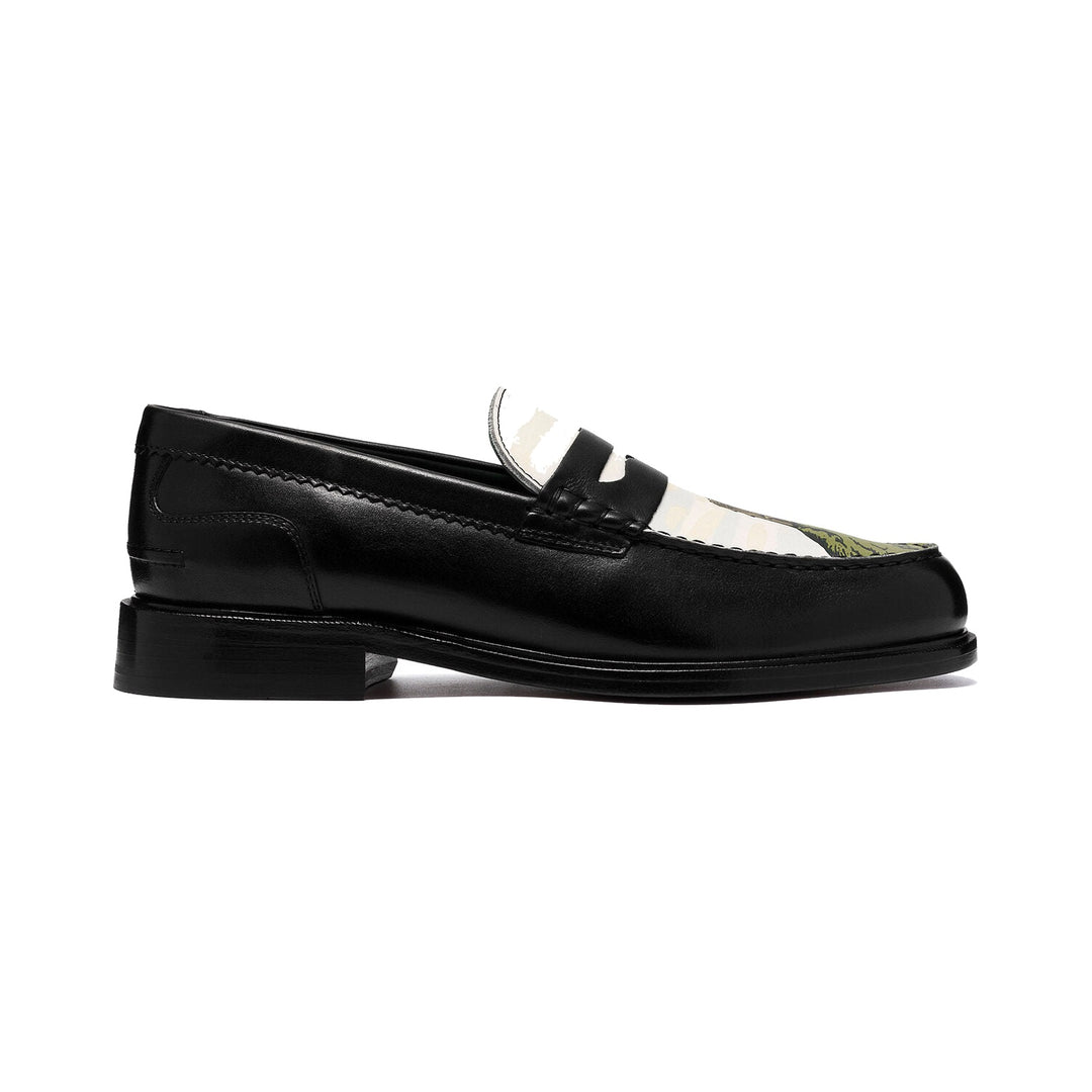 Clarks Craftjames Lo Tower Sort Læder Loafer