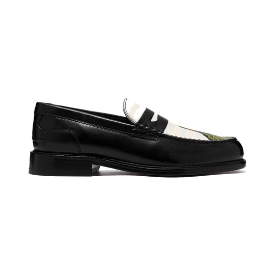 Clarks Craftjames Lo Tower Sort Læder Loafer