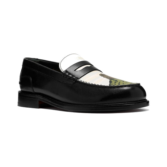 Clarks Craftjames Lo Tower Sort Læder Loafer