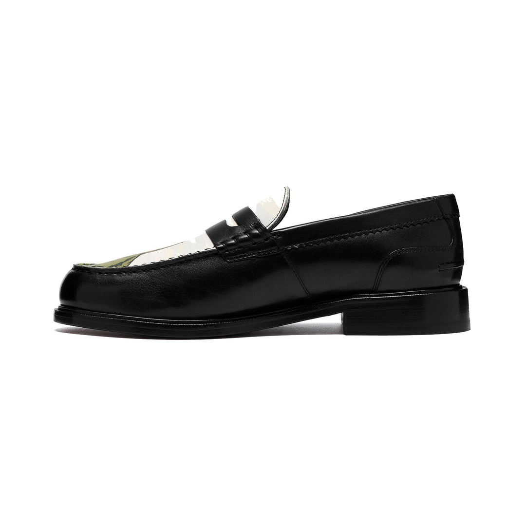 Clarks Craftjames Lo Tower Sort Læder Loafer