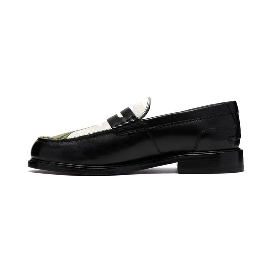 Clarks Craftjames Lo Tower Sort Læder Loafer