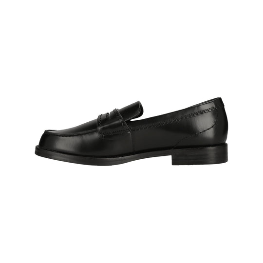 Clarks Straven Edge Sort Læder Dame