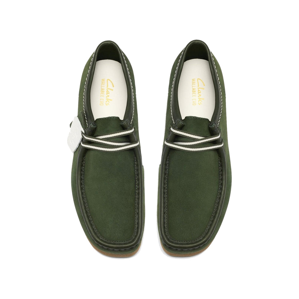 Clarks WallabeeEVO Grøn Ruskind