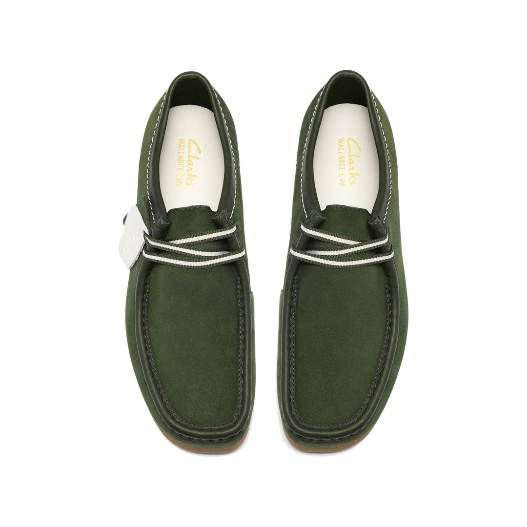 Clarks WallabeeEVO Grøn Ruskind