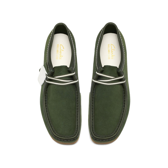Clarks WallabeeEVO Grøn Ruskind
