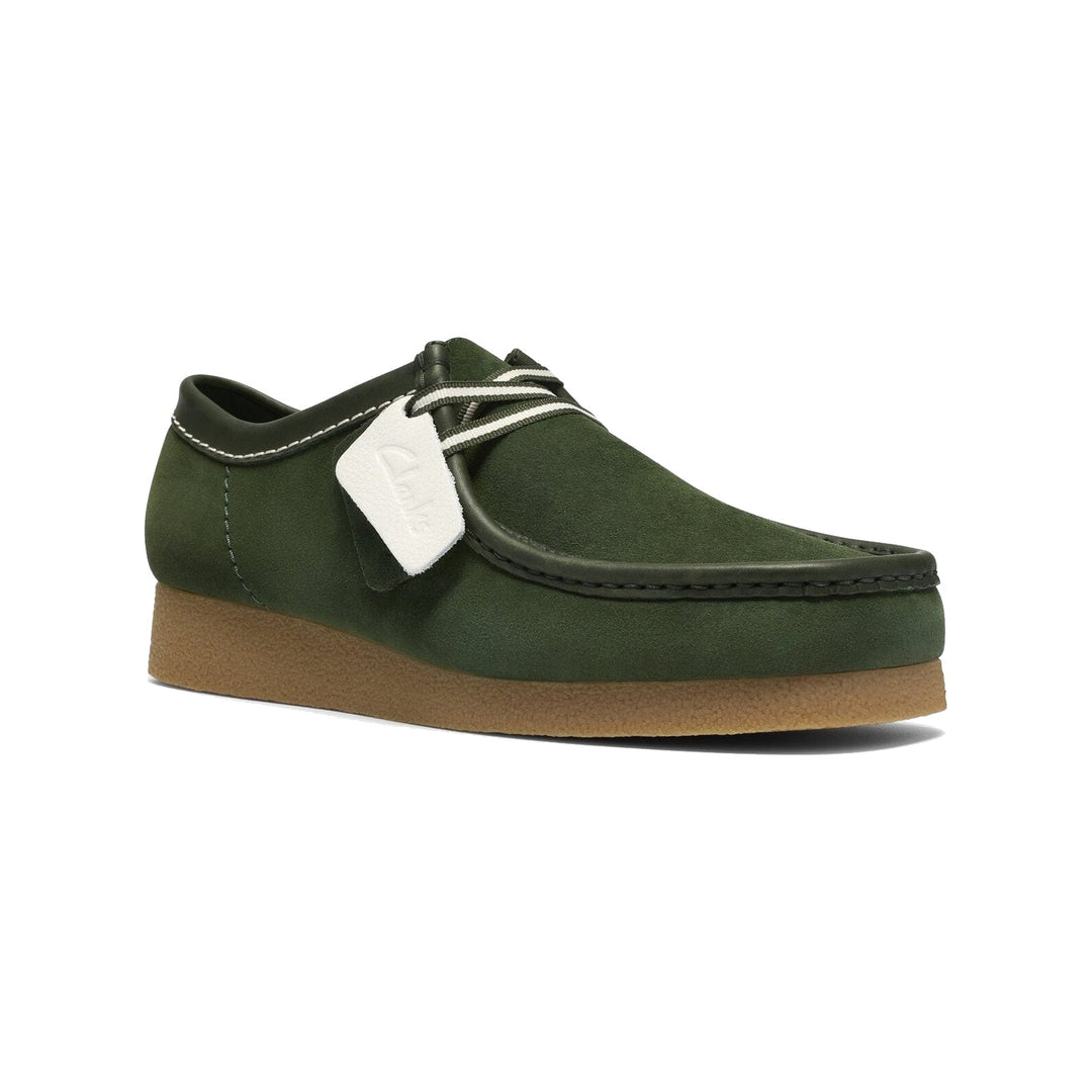 Clarks WallabeeEVO Grøn Ruskind