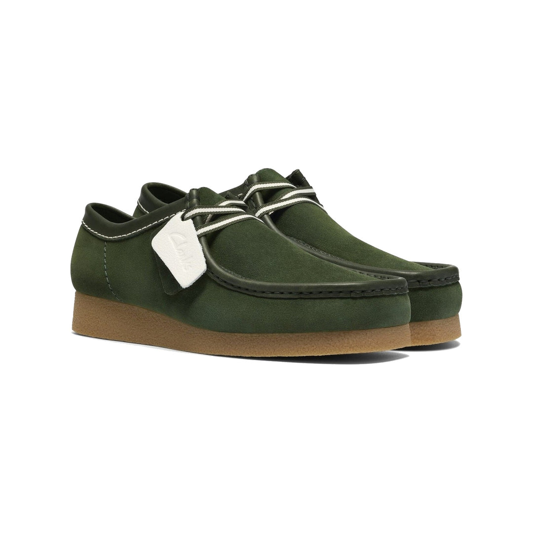 Clarks WallabeeEVO Grøn Ruskind