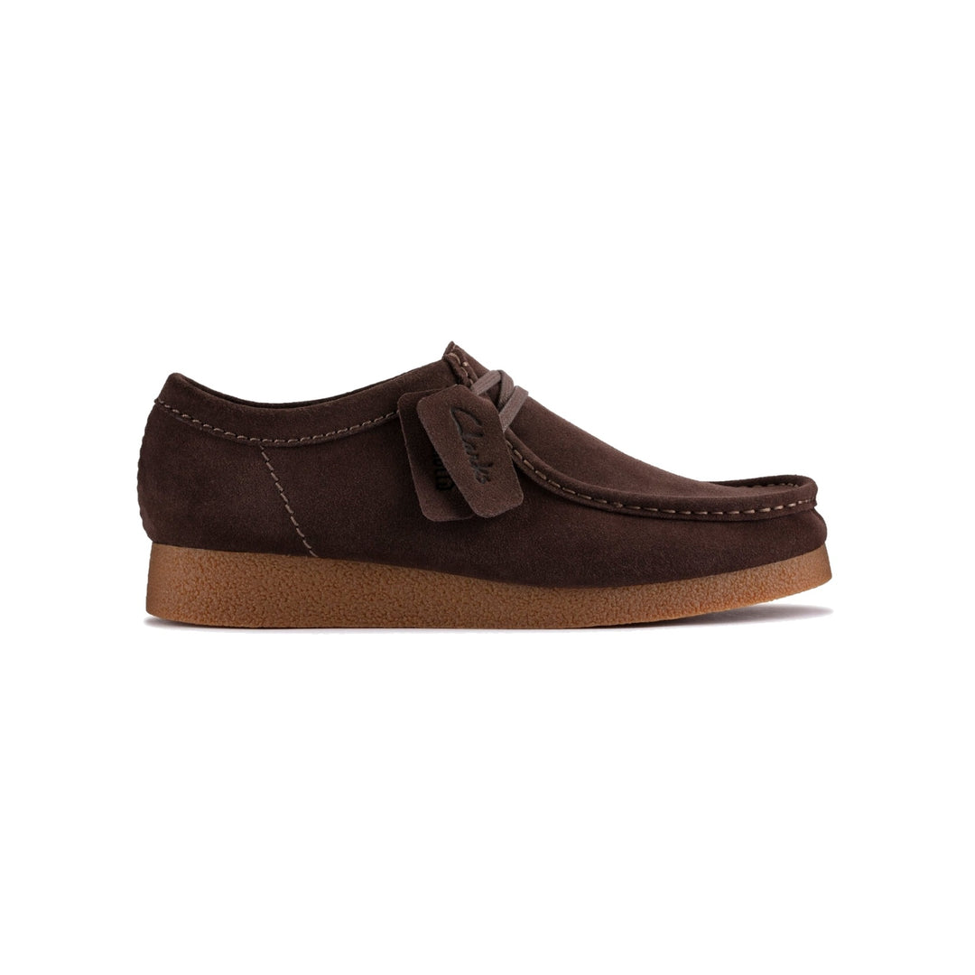 Clarks Wallabee EVO - mørkebrun ruskind