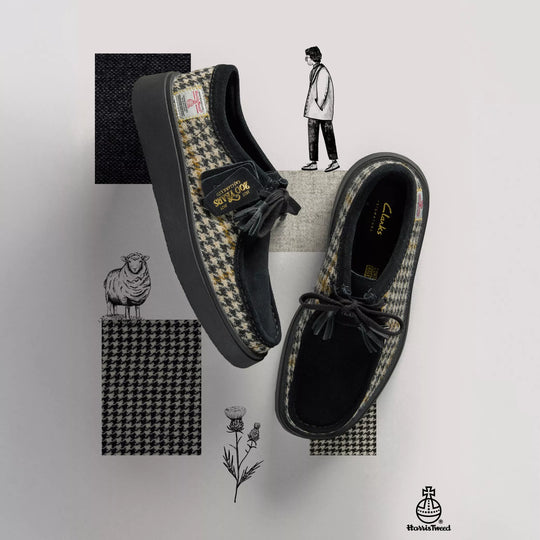 Torview Sort Combi Harris Tweed -  200 Års Jubilæum Limited Edition