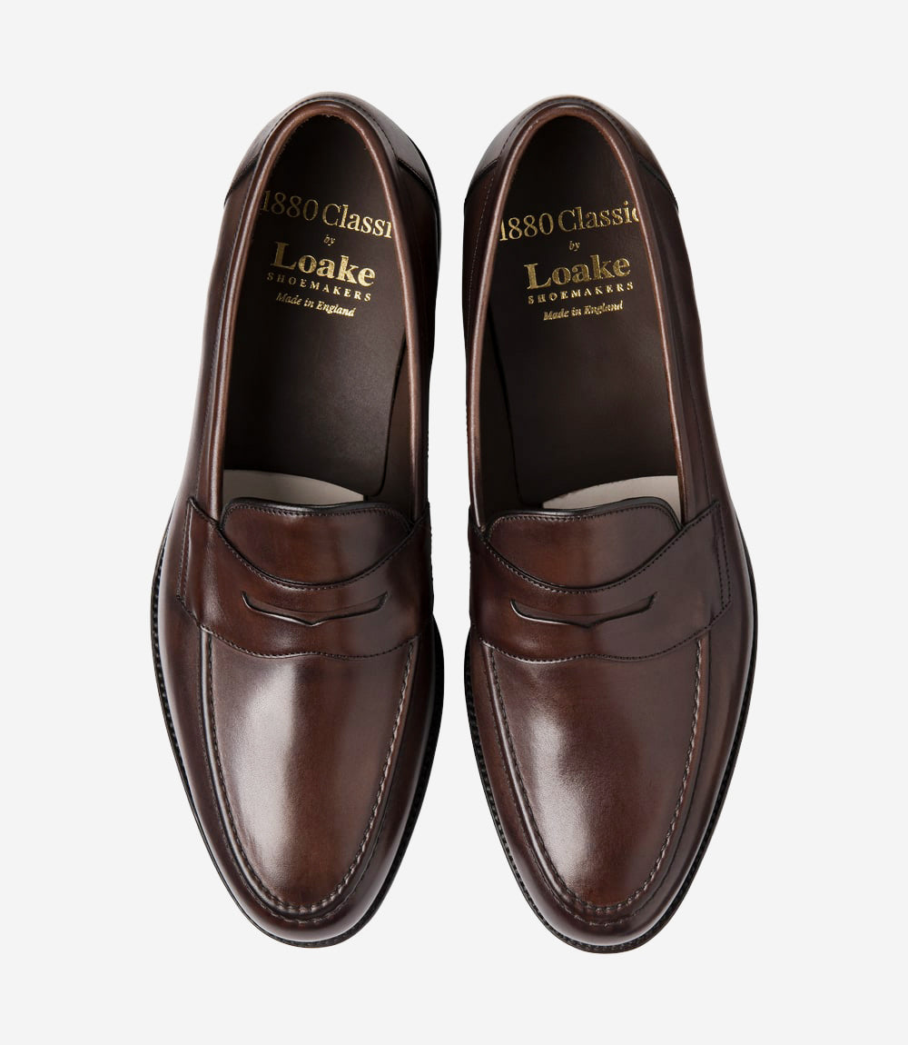 Loake Hornbeam Scorched Walnut Loafer