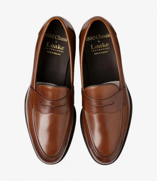 Loake 1880 Hornbeam Mahogany Leather