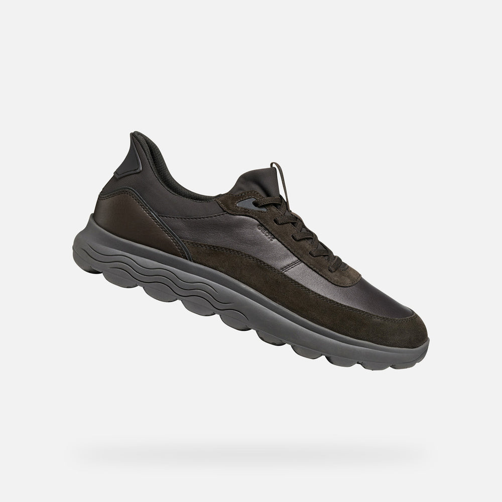 Geox Spherica Plus Mørkebrun Sneaker