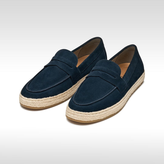 Geox Pantelleria Man Mørkeblå Ruskinds Loafer