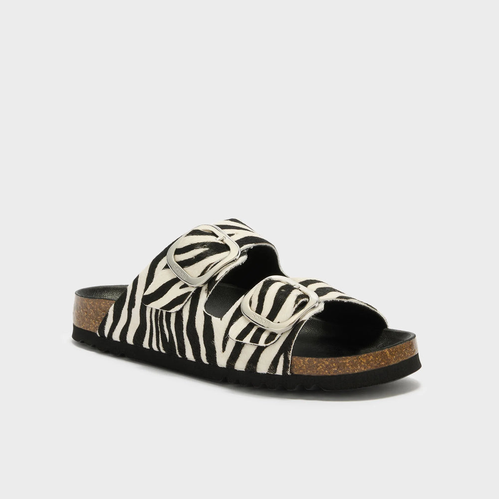 Scholl Noelle Zebra Hvid Sandaler
