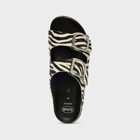 Scholl Noelle Zebra Hvid Sandaler