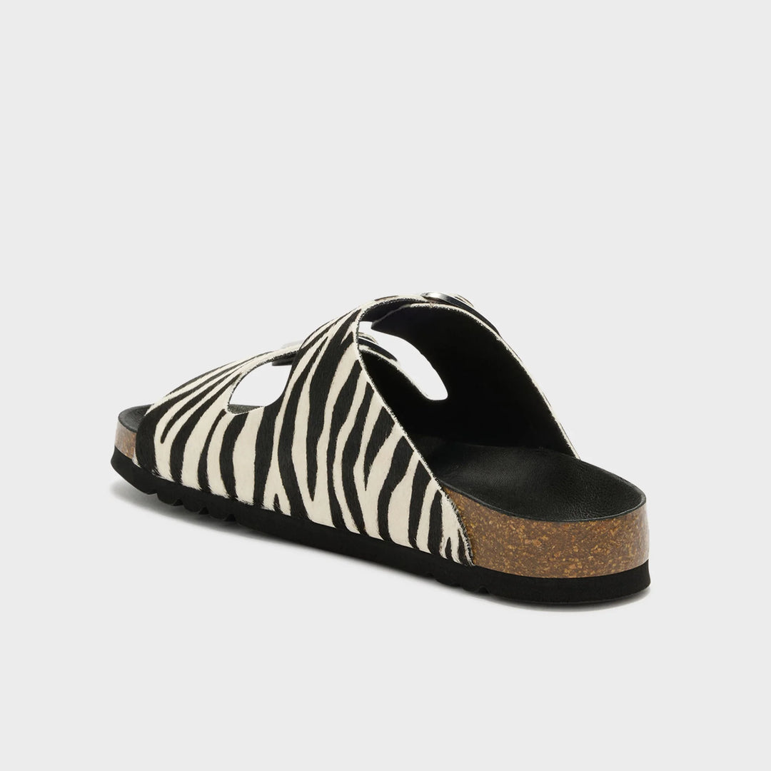 Scholl Noelle Zebra Hvid Sandaler