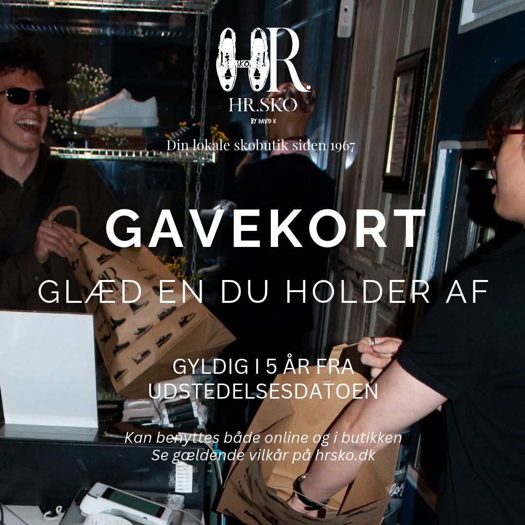 Gavekort til Hr. Sko