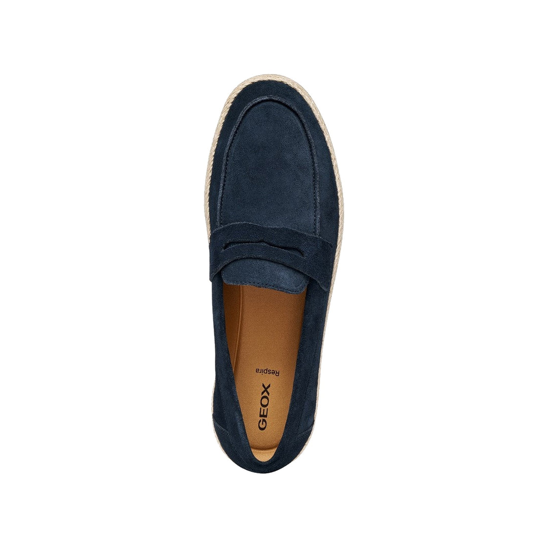 Geox Pantelleria Man Mørkeblå Ruskinds Loafer
