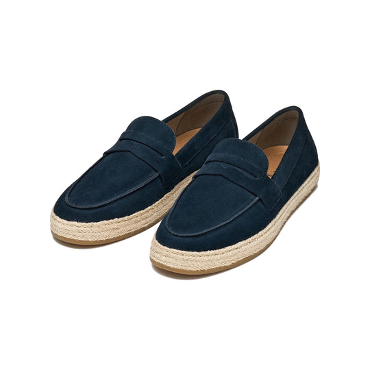 Geox Pantelleria Man Mørkeblå Ruskinds Loafer