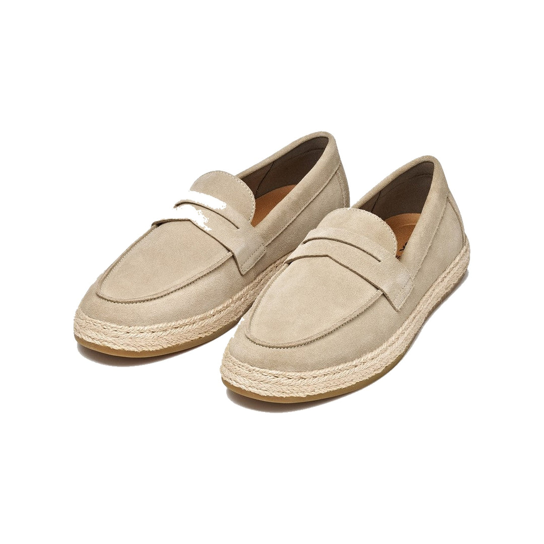 Geox Pantelleria Man Sand farvet Ruskinds Loafer