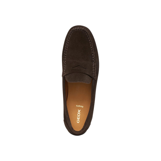 Geox U ISTRIA Mørkebrun Ruskind Loafer